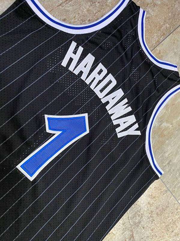 Orlando Magic 1994/95 HARDAWAY #1 Black Classics Basketball Jersey (Closely Stitched)