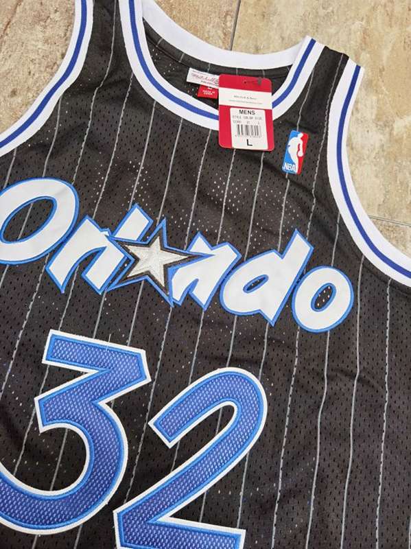 Orlando Magic 1994/95 ONEAL #32 Black Classics Basketball Jersey (Closely Stitched)