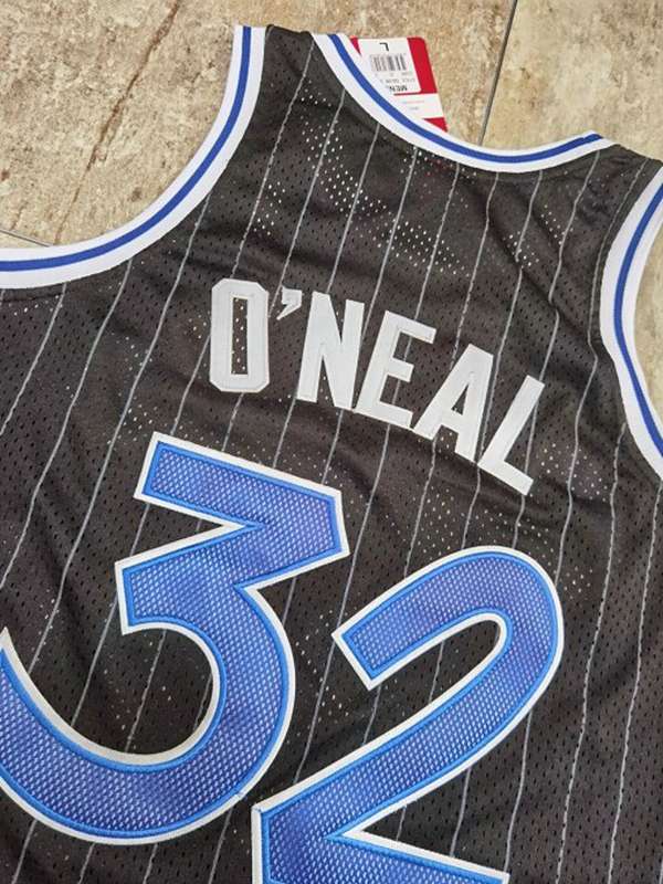 Orlando Magic 1994/95 ONEAL #32 Black Classics Basketball Jersey (Closely Stitched)