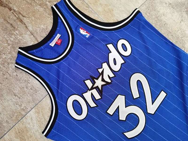 Orlando Magic 1994/95 ONEAL #32 Blue Classics Basketball Jersey (Closely Stitched)