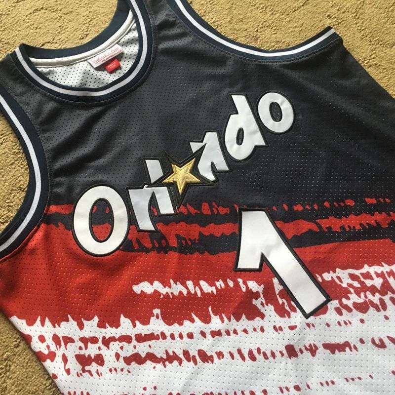 Orlando Magic 1994/95 HARDAWAY #1 Black White Classics Basketball Jersey (Closely Stitched)