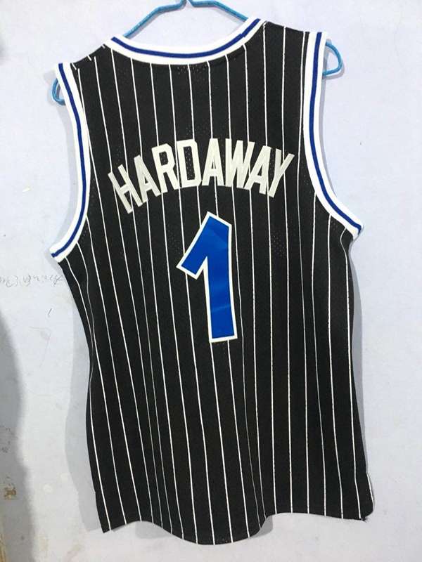 Orlando Magic 1994/95 HARDAWAY #1 Black Classics Basketball Jersey (Stitched)