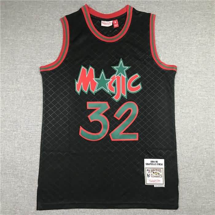 Orlando Magic 1994/95 ONEAL #32 Black Classics Basketball Jersey 02 (Stitched)