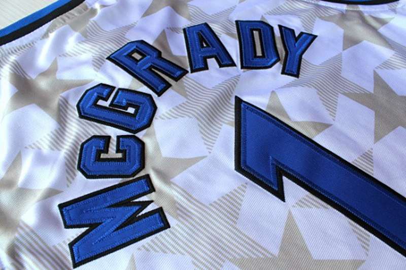 Orlando Magic MCGRADY #1 White Classics Basketball Jersey (Stitched)