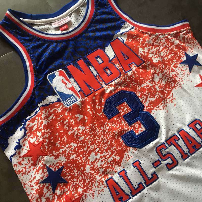 Philadelphia 76ers 2003 IVERSON #3 White All Star Classics Basketball Jersey (Closely Stitched)