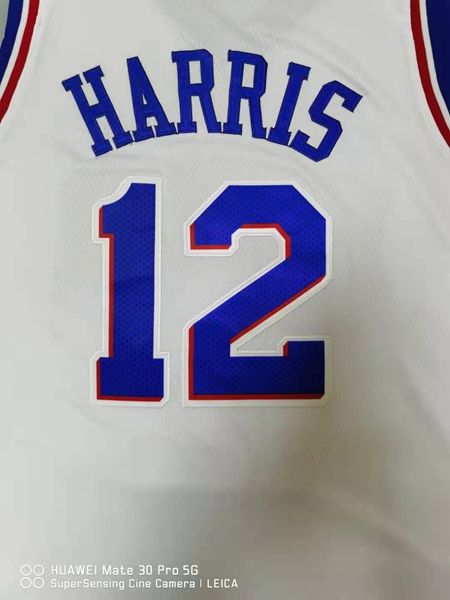 Philadelphia 76ers 20/21 HARRLS #12 White Basketball Jersey (Stitched)