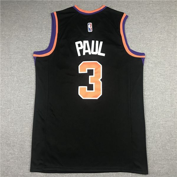 Phoenix Suns 20/21 PAUL #3 Black Basketball Jersey (Stitched)