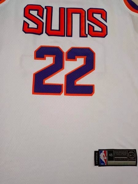 Phoenix Suns 20/21 AYTON #22 White Basketball Jersey (Stitched)