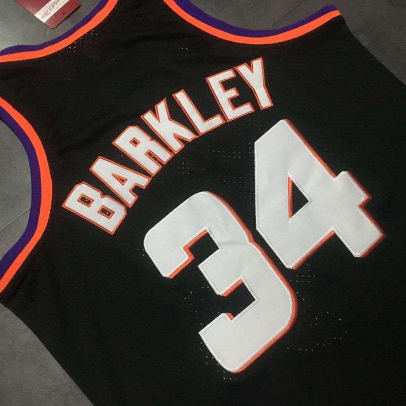 Phoenix Suns 1992/93 BARKLEY #34 Black Classics Basketball Jersey (Closely Stitched)