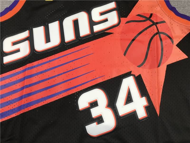 Phoenix Suns 1992/93 BARKLEY #34 Black Classics Basketball Jersey (Stitched)