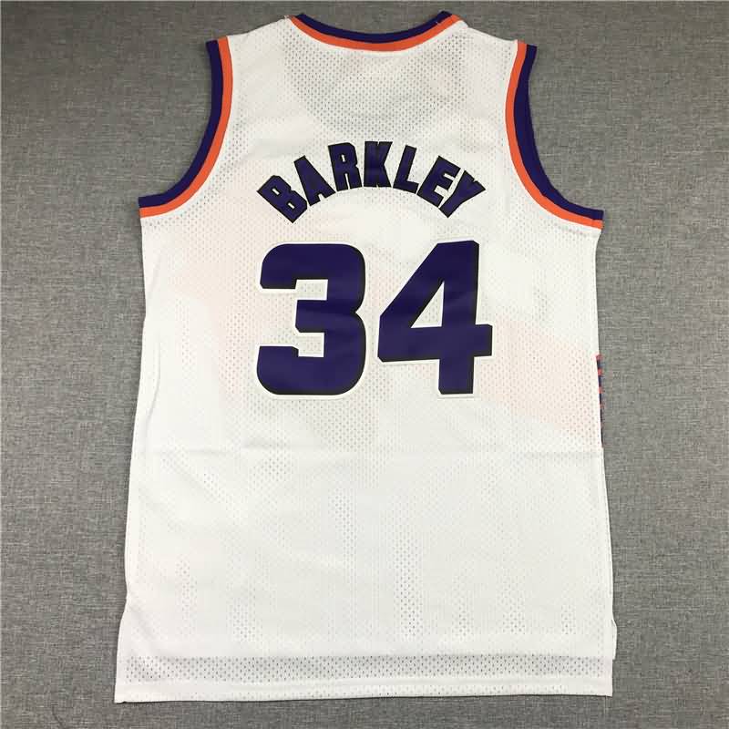 Phoenix Suns 1992/93 BARKLEY #34 White Classics Basketball Jersey (Stitched)