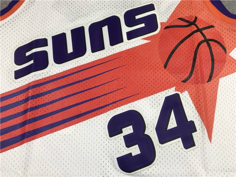 Phoenix Suns 1992/93 BARKLEY #34 White Classics Basketball Jersey (Stitched)