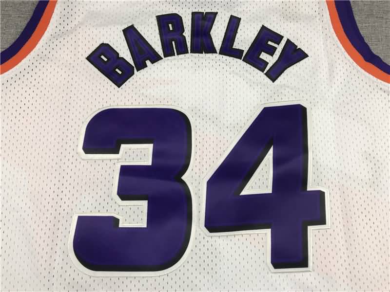 Phoenix Suns 1992/93 BARKLEY #34 White Classics Basketball Jersey (Stitched)