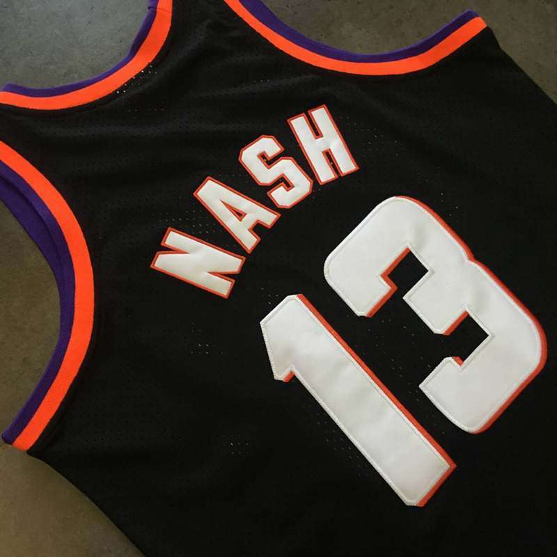 Phoenix Suns 1996/97 NASH #13 Black Classics Basketball Jersey (Closely Stitched)