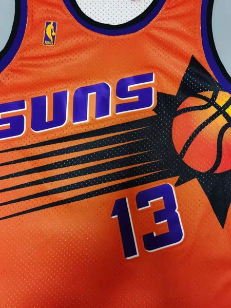 Phoenix Suns 1996/97 NASH #13 Orange Classics Basketball Jersey (Stitched)