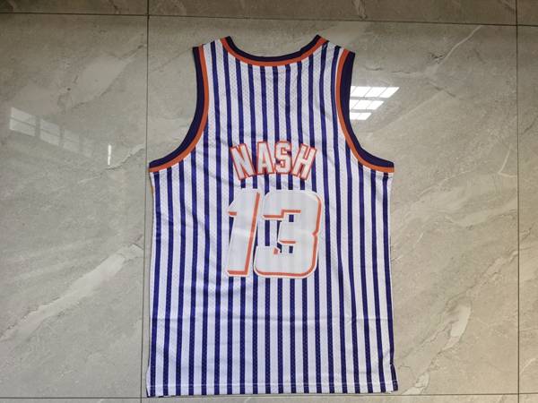 Phoenix Suns 1996/97 NASH #13 White Blue Classics Basketball Jersey (Stitched)