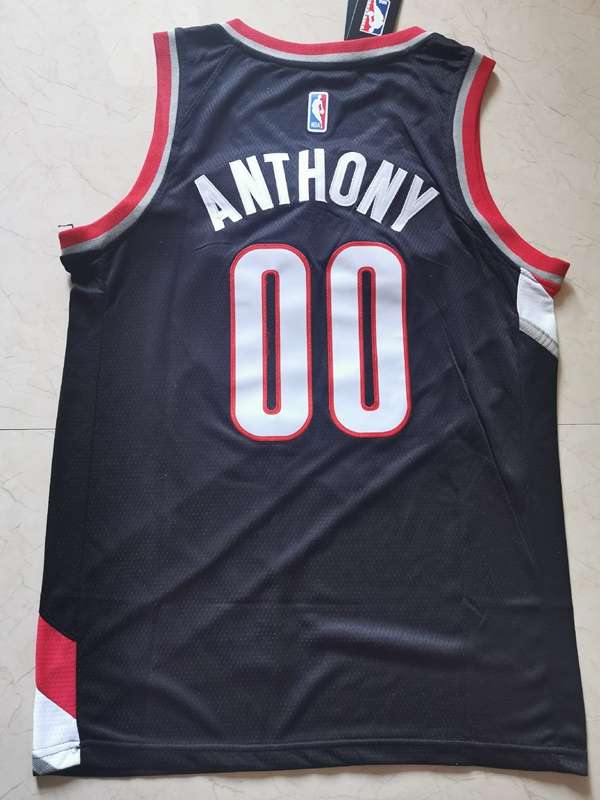 Portland Trail Blazers 20/21 ANTHONY #00 Black Basketball Jersey (Stitched)