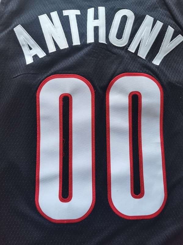 Portland Trail Blazers 20/21 ANTHONY #00 Black Basketball Jersey (Stitched)