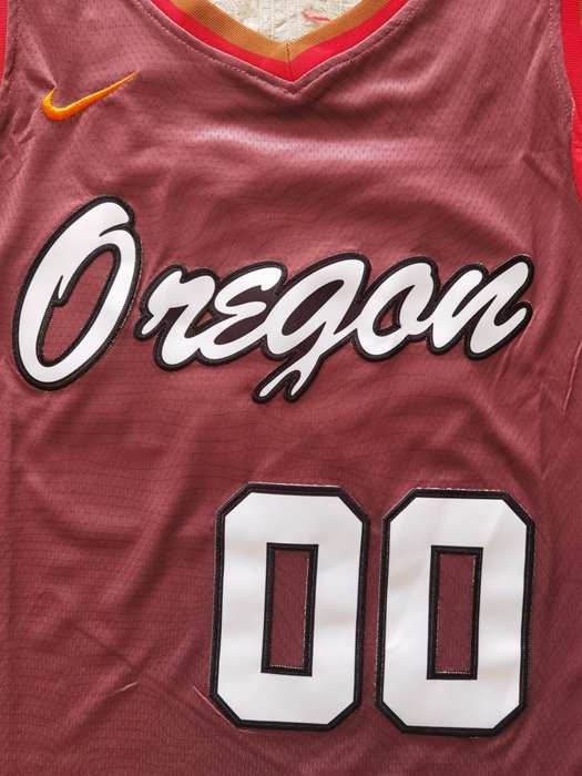 Portland Trail Blazers 20/21 ANTHONY #00 Brown City Basketball Jersey (Stitched)