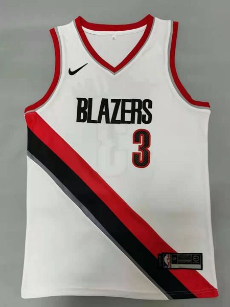 Portland Trail Blazers 20/21 MCCOLLUM #3 White Basketball Jersey (Stitched)