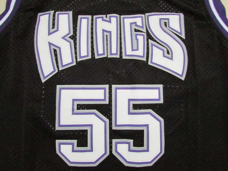 Sacramento Kings WILLIAMS #55 Black Classics Basketball Jersey (Stitched)