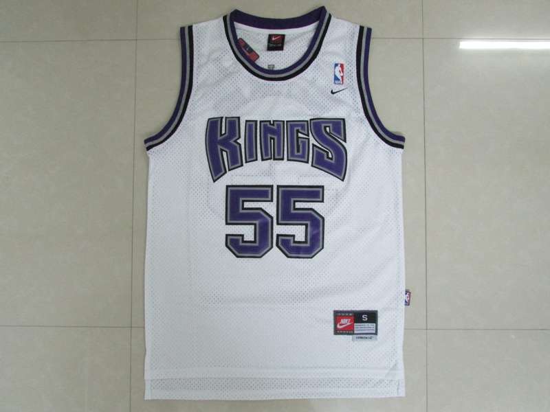 Sacramento Kings WILLIAMS #55 White Classics Basketball Jersey (Stitched)