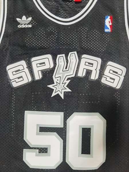 San Antonio Spurs ROBINSON #50 Black Classics Basketball Jersey (Stitched)