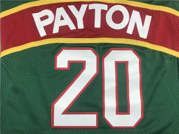 Seattle Sounders 1995/96 PAYTON #20 Green Classics Basketball Jersey 02 (Stitched)