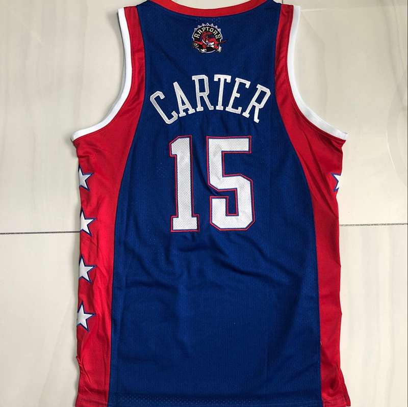 Toronto Raptors 2004 CARTER #15 Dark Blue All Star Classics Basketball Jersey (Closely Stitched)