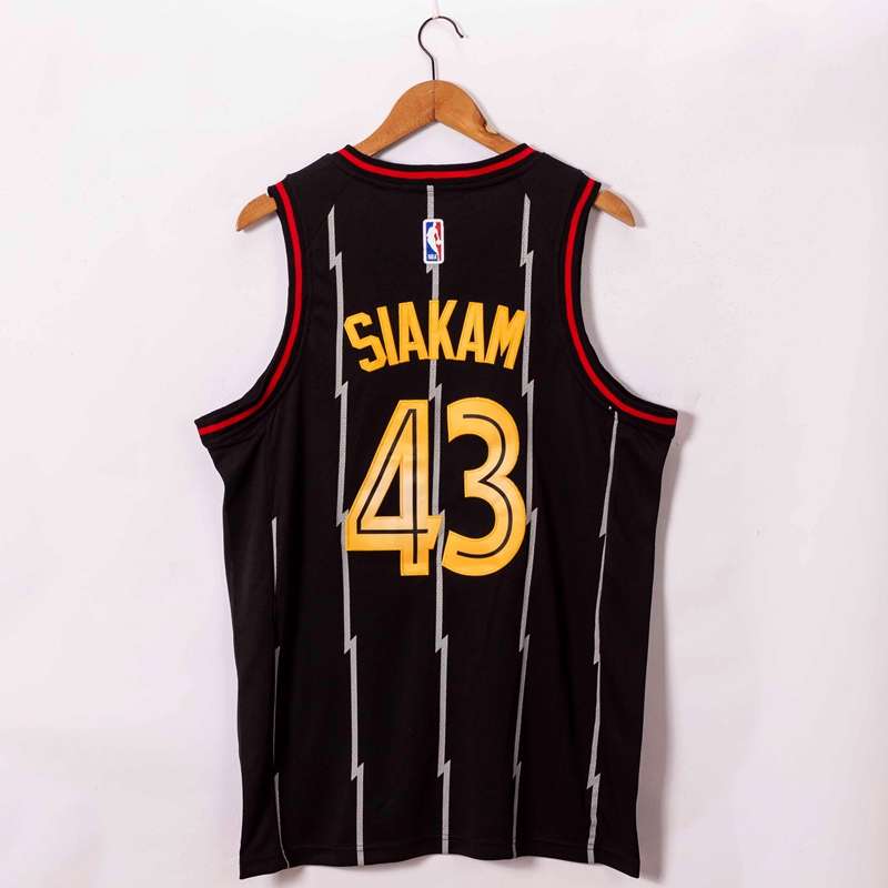 Toronto Raptors 20/21 SIAKAM #43 Black Basketball Jersey (Stitched)