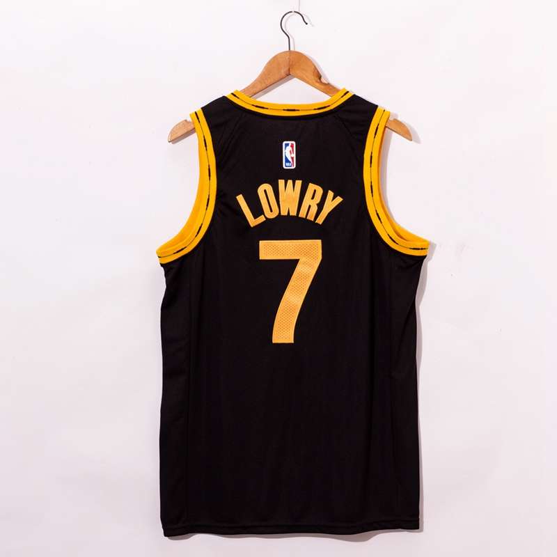 Toronto Raptors 20/21 LOWRY #7 Black City Basketball Jersey (Stitched)