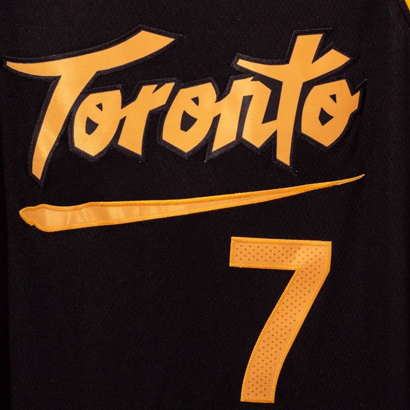 Toronto Raptors 20/21 LOWRY #7 Black City Basketball Jersey (Stitched)