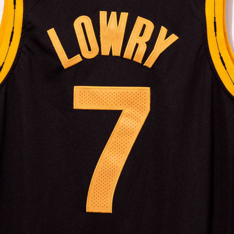 Toronto Raptors 20/21 LOWRY #7 Black City Basketball Jersey (Stitched)