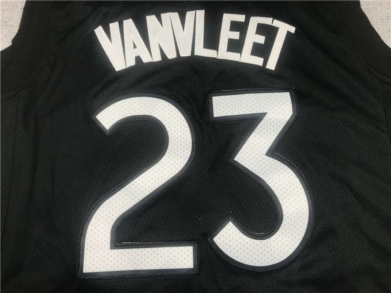 Toronto Raptors 20/21 VANVLEET #23 Purple Black Basketball Jersey (Stitched)