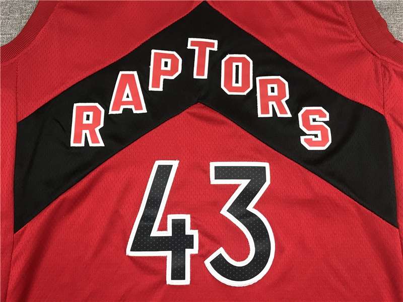 Toronto Raptors 20/21 SIAKAM #43 Red Basketball Jersey (Stitched)