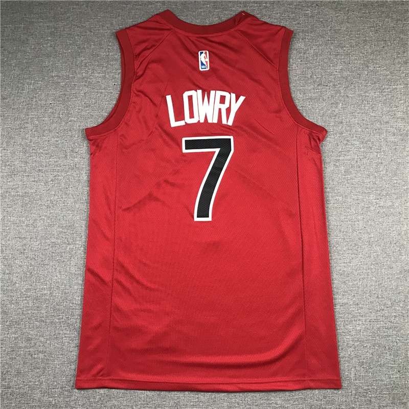 Toronto Raptors 20/21 LOWRY #7 Red Basketball Jersey (Stitched)