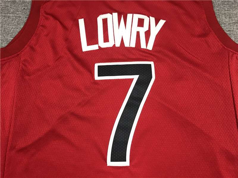 Toronto Raptors 20/21 LOWRY #7 Red Basketball Jersey (Stitched)