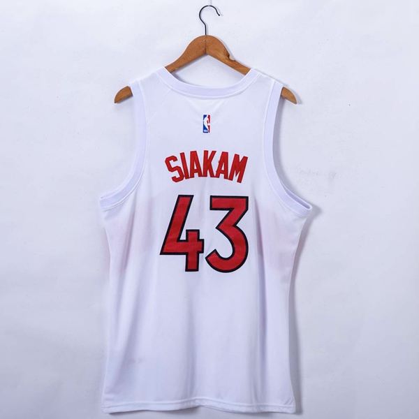 Toronto Raptors 20/21 SIAKAM #43 White Basketball Jersey (Stitched)