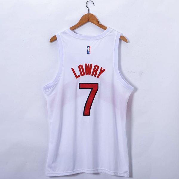 Toronto Raptors 20/21 LOWRY #7 White Basketball Jersey (Stitched)