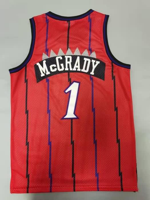 Toronto Raptors 1998/99 MCGRADY #1 Red Classics Basketball Jersey (Stitched)