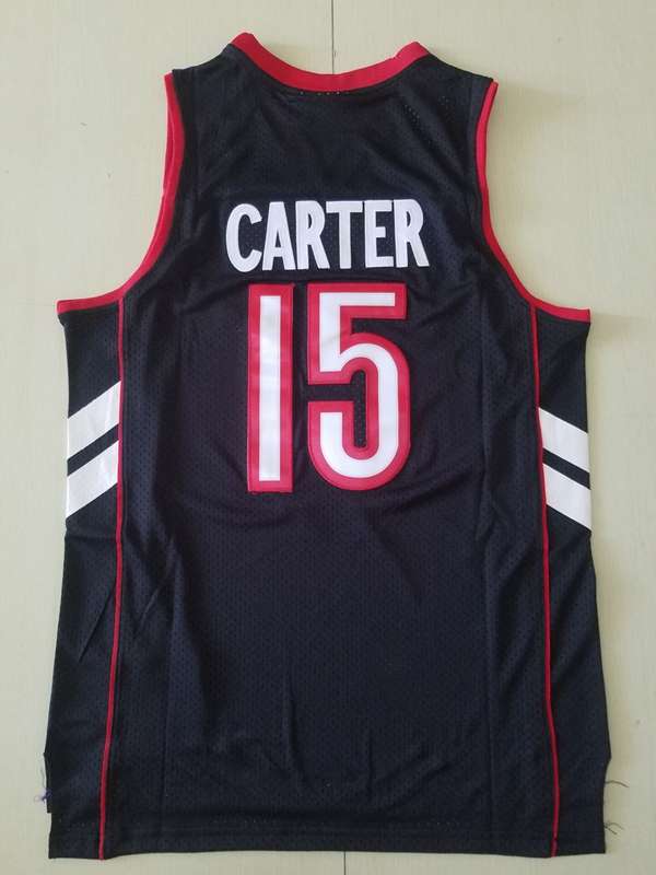 Toronto Raptors 1999/00 CARTER #15 Purple Black Classics Basketball Jersey (Stitched)