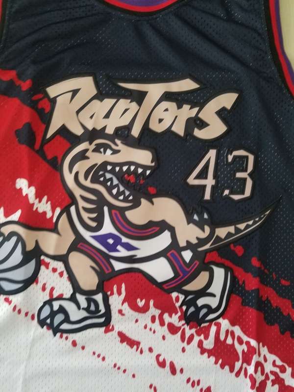 Toronto Raptors SIAKAM #43 Black White Classics Basketball Jersey (Stitched)