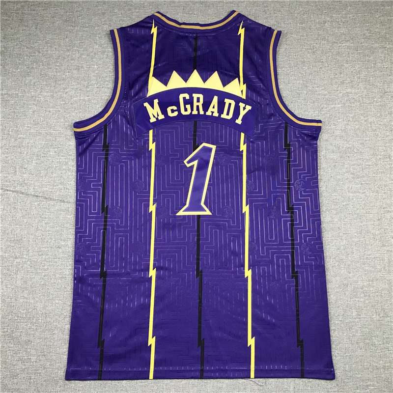 Toronto Raptors MCGRADY #1 Purple Limited Basketball Jersey (Stitched)