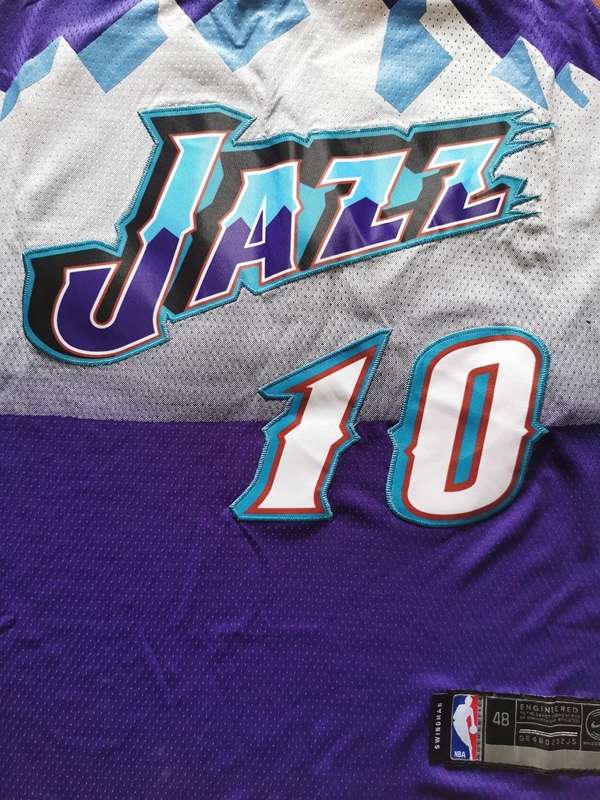 Utah Jazz CONLEY #10 Purple Classics Basketball Jersey (Stitched)