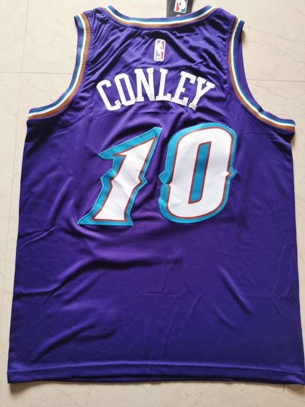 Utah Jazz CONLEY #10 Purple Classics Basketball Jersey (Stitched)