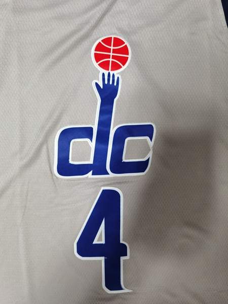 Washington Wizards 20/21 WESTBROOK #4 Grey Basketball Jersey (Stitched)