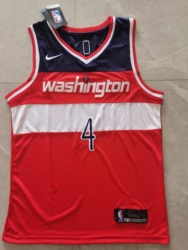 Washington Wizards 20/21 WESTBROOK #4 Red Basketball Jersey 02 (Stitched)