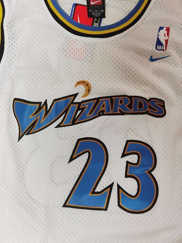 Washington Wizards JORDAN #23 White Classics Basketball Jersey (Stitched)