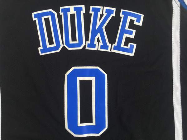 Duke Blue Devils TATUM #0 Black NCAA Basketball Jersey