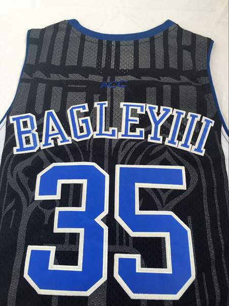 Duke Blue Devils BAGLEYIII #35 Black NCAA Basketball Jersey